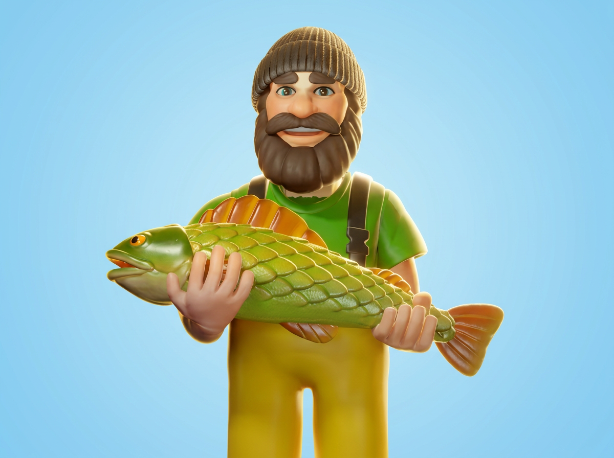Símbolos y gráficos de la tragamonedas Big Bass Bonanza de Pragmatic Play