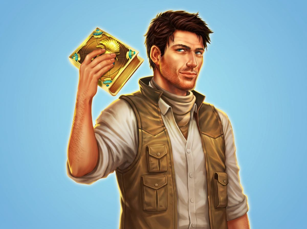 Símbolos y gráficos de la tragamonedas Book of Dead de Play'n GO