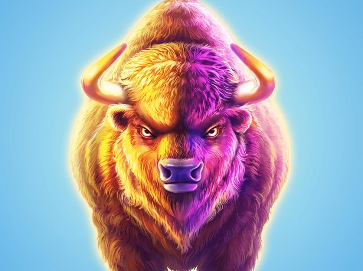 Símbolos y gráficos de la tragamonedas Buffalo King Megaways de Pragmatic Play