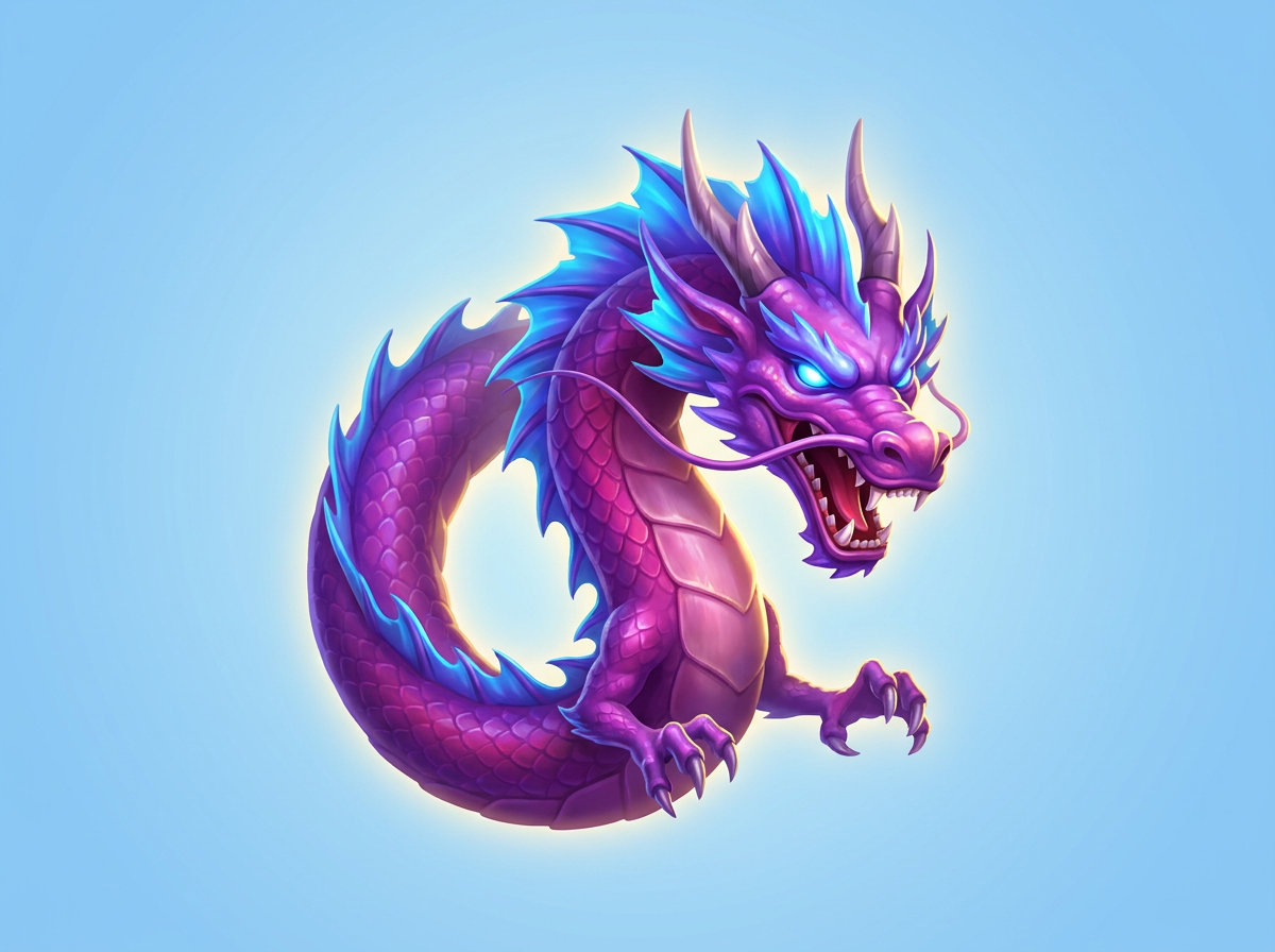 Símbolos y gráficos de la tragamonedas Dragon Spin de Bally