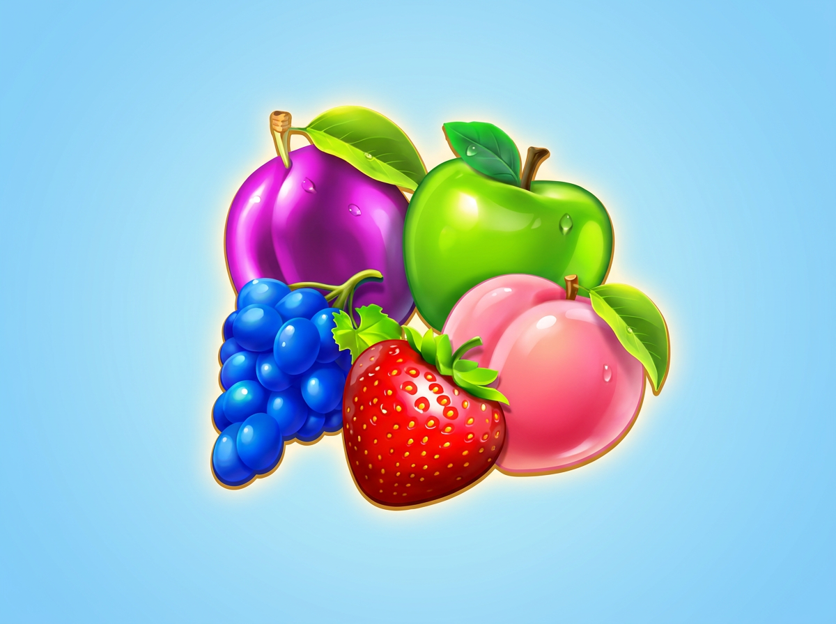 Símbolos y gráficos de la tragamonedas Fruit Party de Pragmatic Play