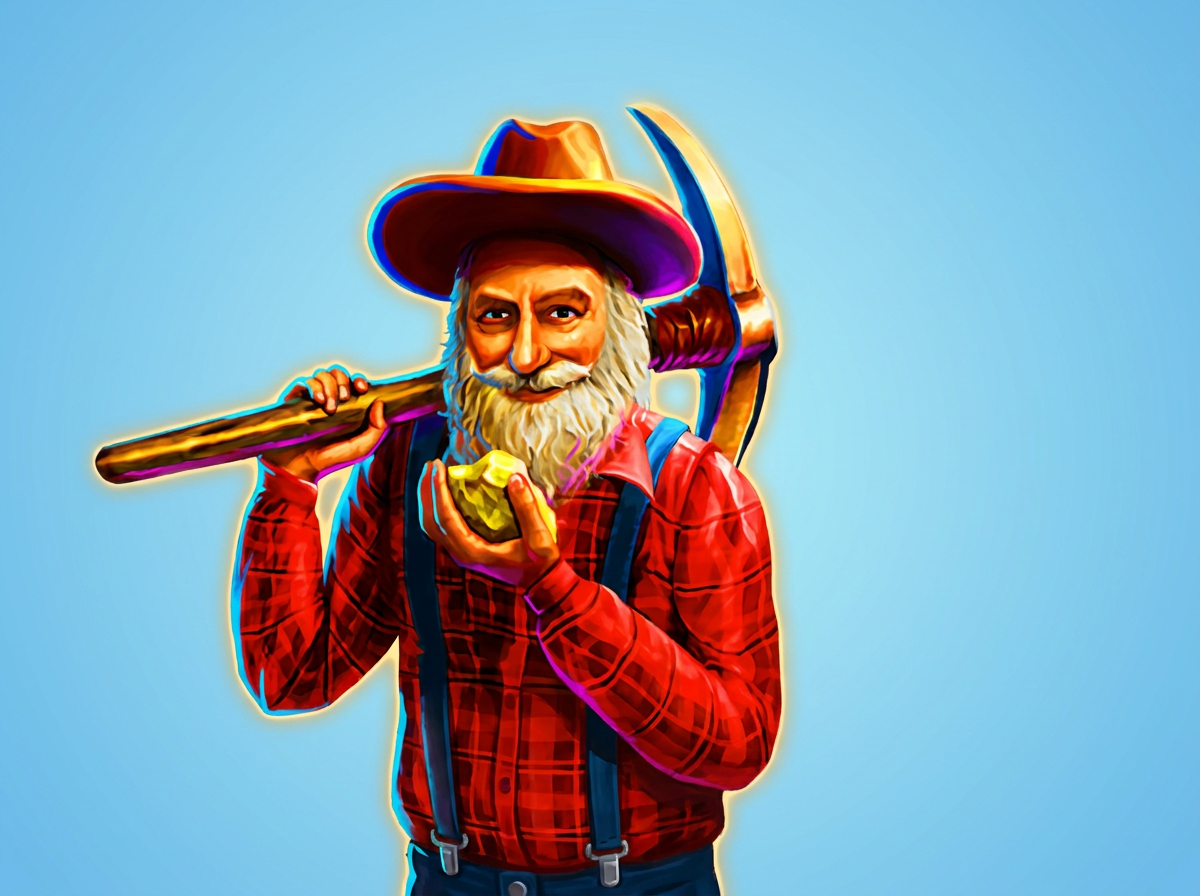 Símbolos y gráficos de la tragamonedas Gold Rush de Pragmatic Play