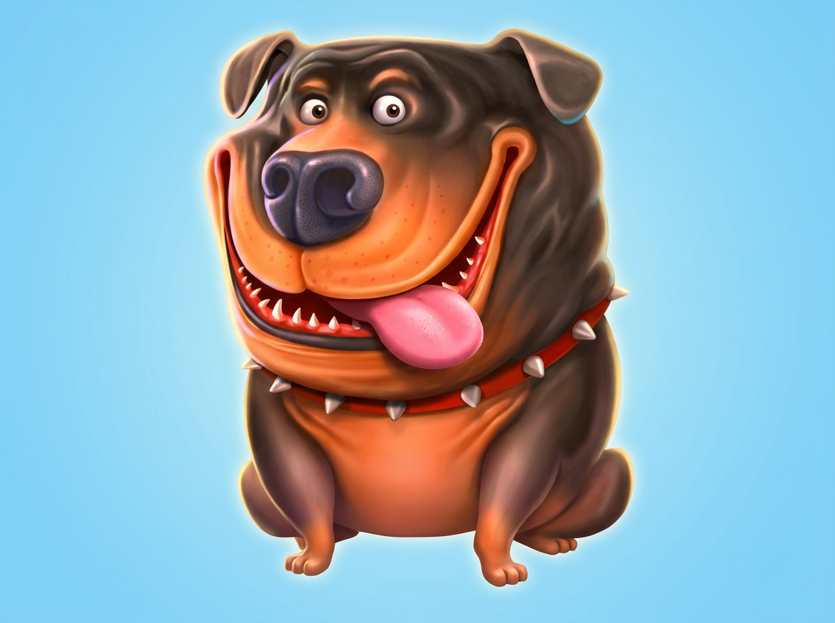 Símbolos y gráficos de la tragamonedas The Dog House Megaways de Pragmatic Play